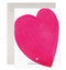 squeezed heart love card