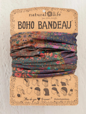 dark patchwork boho bandeau