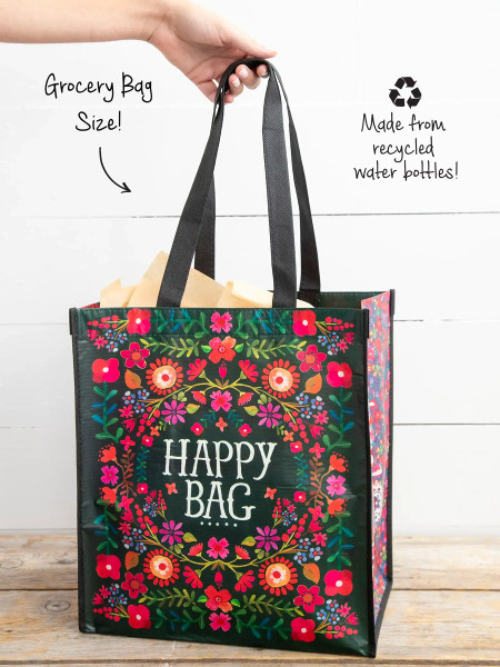 red floral happy bag XL