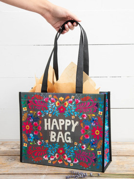 charcoal large happy bag