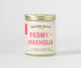 peony and magnolia candle