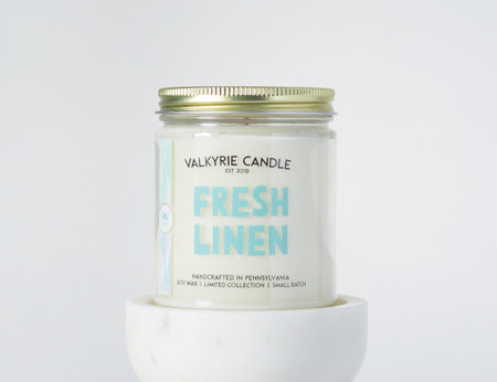 fresh linen candle