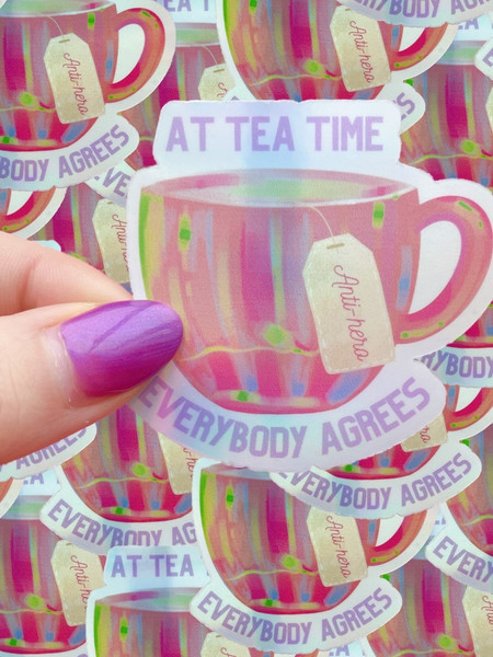 taylor swift anti hero teacup sticker
