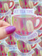 taylor swift anti hero teacup sticker