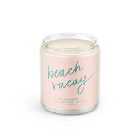 beach vacay hand poured candle