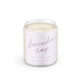 lavender haze hand poured candle