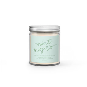 mint mojito hand poured candle