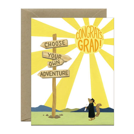 choose your adventure graduation card