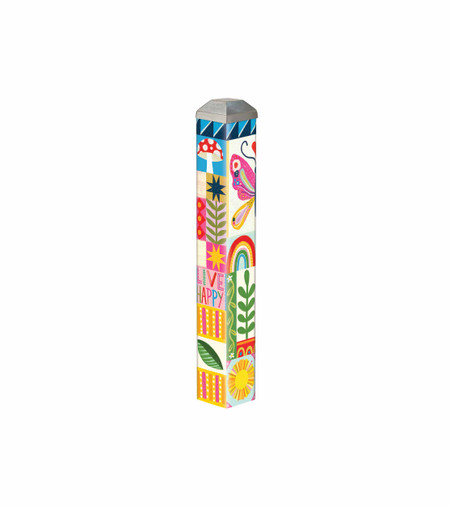 summer quilt 10" mini art pole