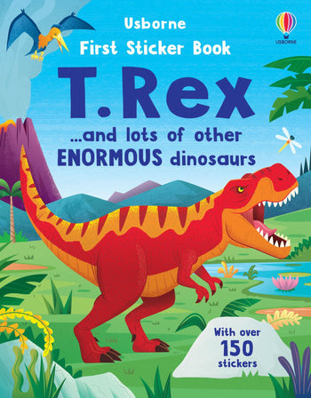 first sticker book t. rex