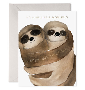 long arms slow hug mother's day card