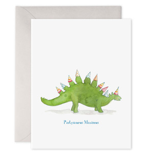partysaurus maximus birthday card