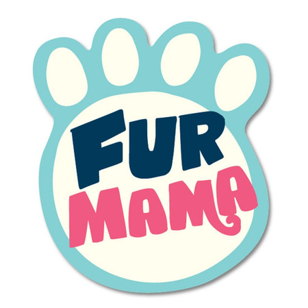 fur mama cat/dog sticker