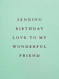 birthday love birthday card