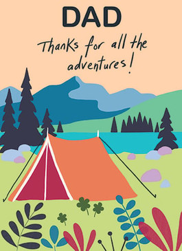 adventures father's day card