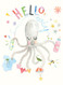 octopus baby card