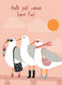 gull friends birthday card
