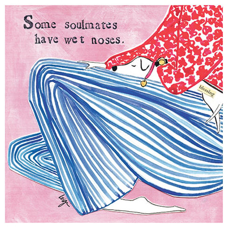 soulmates wet noses pet sympathy card