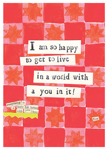 with you in it friendship card