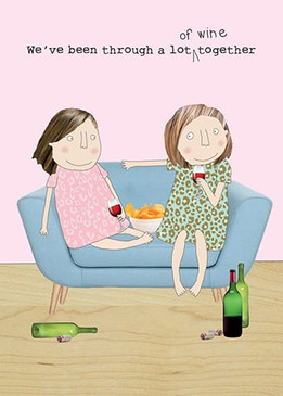 wine together birthday card
