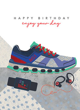 sneaker birthday card