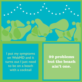 99 problems beach napkins