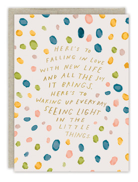little things baby card