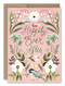 happily ever after flowers wedding card