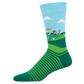 fore put golf mens crew socks