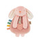 lovey plush with silicone teether toy
