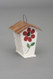 hand painted chalet birdhouse
