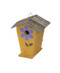 hand painted chalet birdhouse