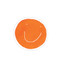 orange smiley sticker