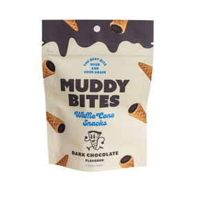 muddy bite waffle cone snacks