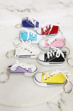 canvas sneaker key chain (assorted)