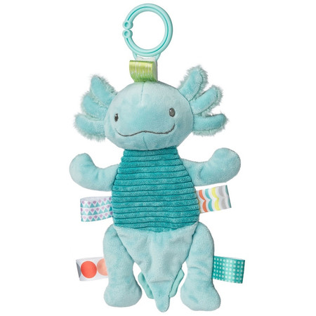 taggies axolotl crinkle aqua