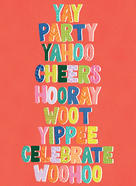 yay party congratulations card