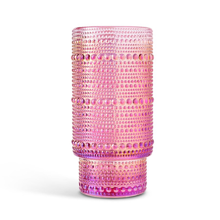 16 oz. dotted tumbler iridescent pink