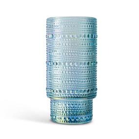 16 oz. dotted tumbler iridescent blue