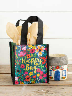 bright small happy bag