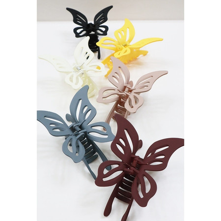 matte butterfly hair clip (assorted)