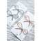 gold and silver metal bow hair clip (assorted)