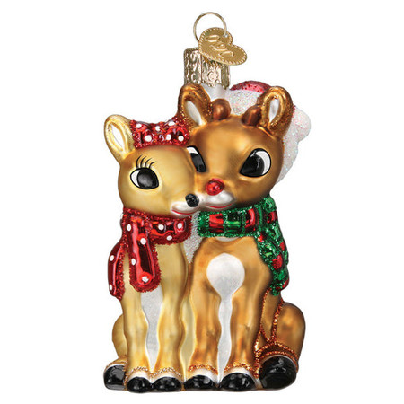 rudolph and clarice ornament