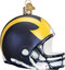 u of m helmet ornament