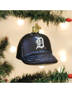 tigers baseball cap ornament