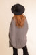 bat sleeve knit cardigan mocha