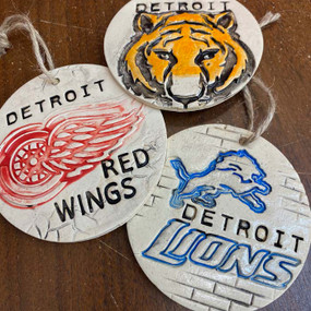 detroit sports ornaments