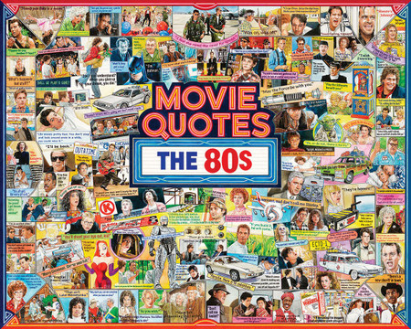 movie quotes the eighties 1000 piece puzzle