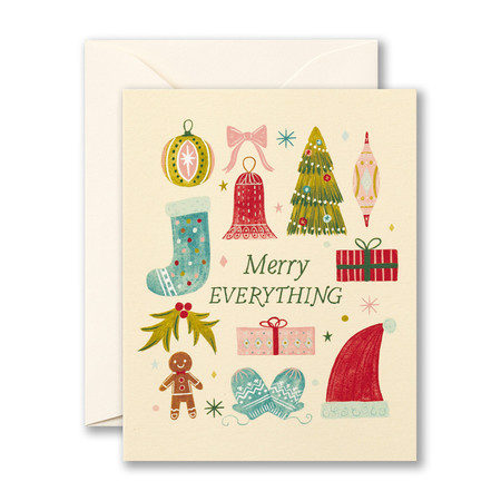 merry everything holiday card