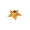 gold metal star candle taper